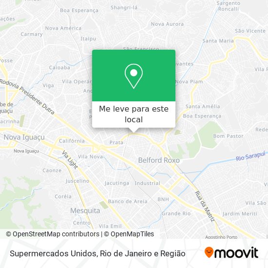 Supermercados Unidos mapa