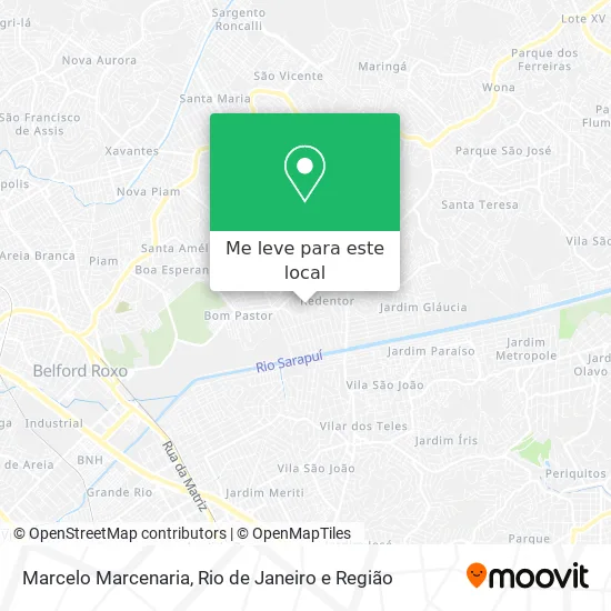 Marcelo Marcenaria mapa