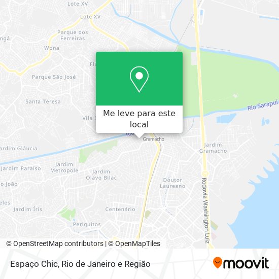 Espaço Chic mapa