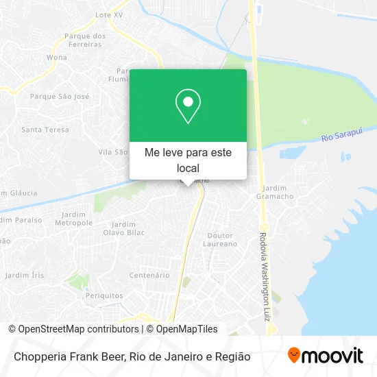 Chopperia Frank Beer mapa