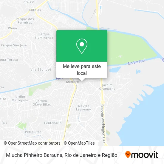 Miucha Pinheiro Barauna mapa
