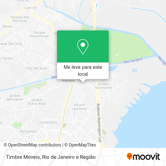 Timbre Moveis mapa