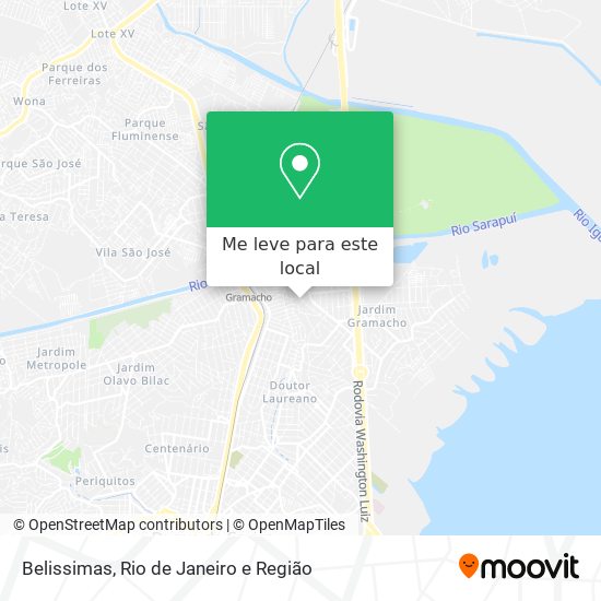 Belissimas mapa