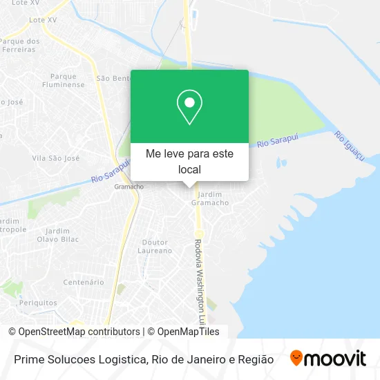 Prime Solucoes Logistica mapa