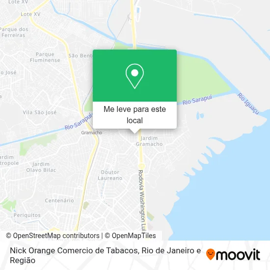 Nick Orange Comercio de Tabacos mapa
