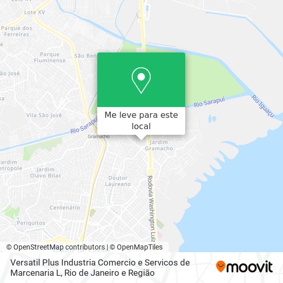 Versatil Plus Industria Comercio e Servicos de Marcenaria L mapa