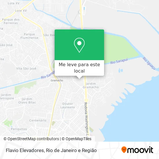 Flavio Elevadores mapa