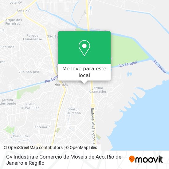 Gv Industria e Comercio de Moveis de Aco mapa