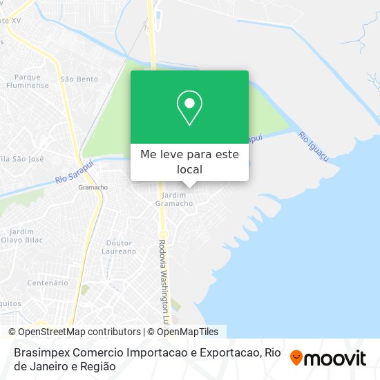 Brasimpex Comercio Importacao e Exportacao mapa