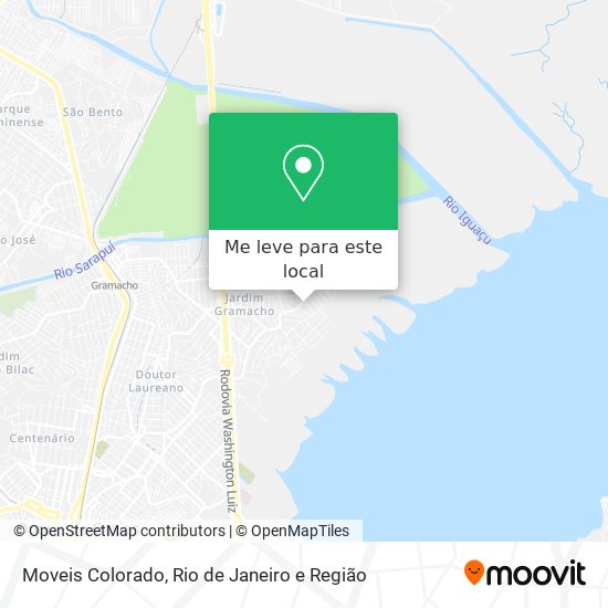 Moveis Colorado mapa