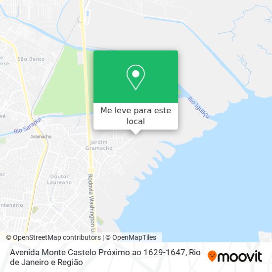 Avenida Monte Castelo Próximo ao 1629-1647 mapa