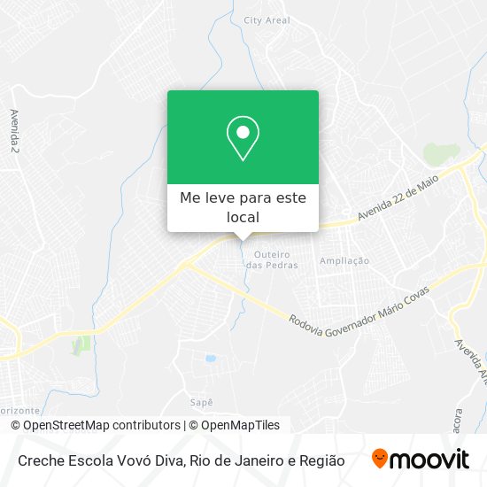 Creche Escola Vovó Diva mapa