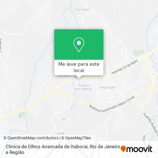 Clinica de Olhos Avancada de Itaborai mapa