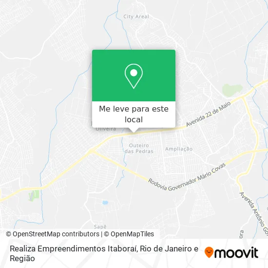 Realiza Empreendimentos Itaboraí mapa