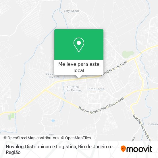 Novalog Distribuicao e Logistica mapa