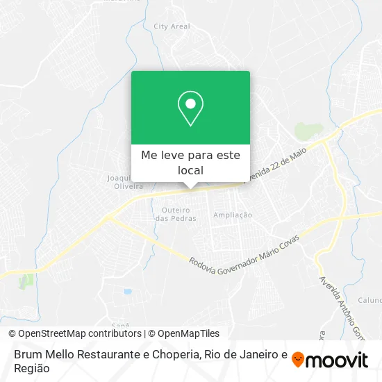 Brum Mello Restaurante e Choperia mapa