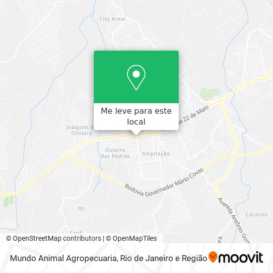 Mundo Animal Agropecuaria mapa