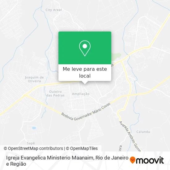 Igreja Evangelica Ministerio Maanaim mapa