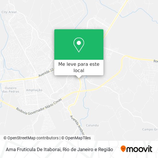 Ama Fruticula De Itaborai mapa
