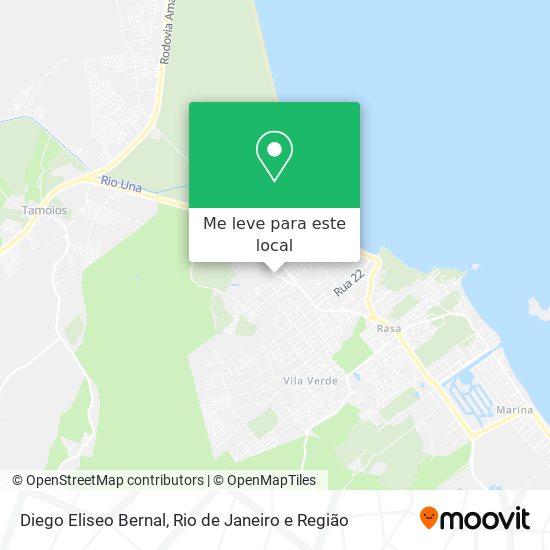 Diego Eliseo Bernal mapa