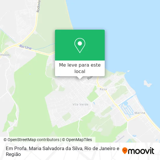 Em Profa. Maria Salvadora da Silva mapa