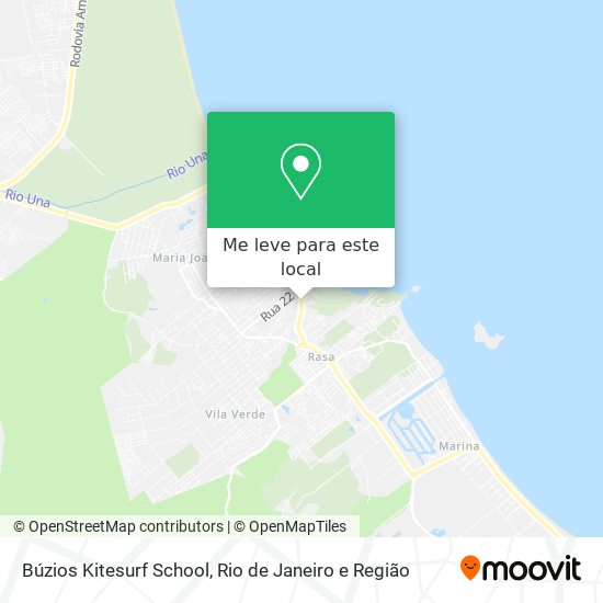 Búzios Kitesurf School mapa