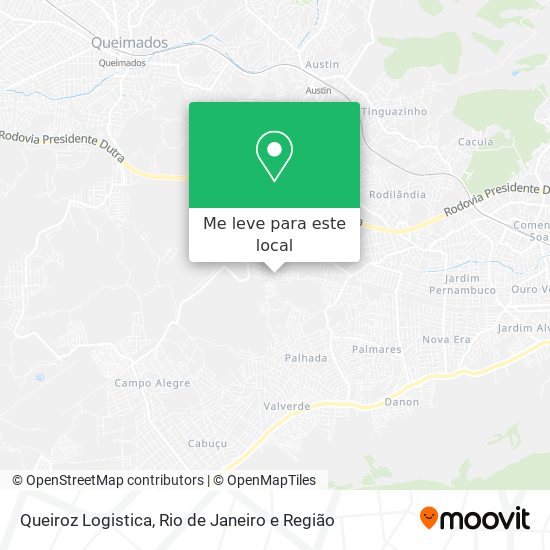 Queiroz Logistica mapa