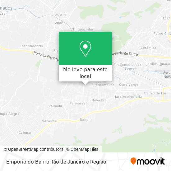 Emporio do Bairro mapa