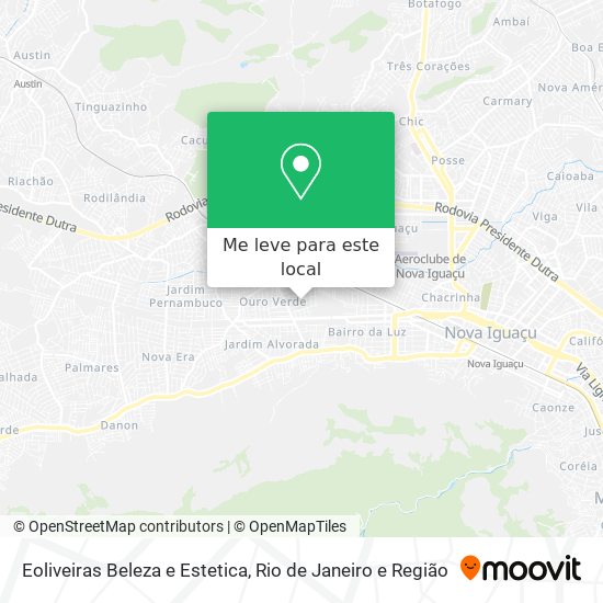 Eoliveiras Beleza e Estetica mapa