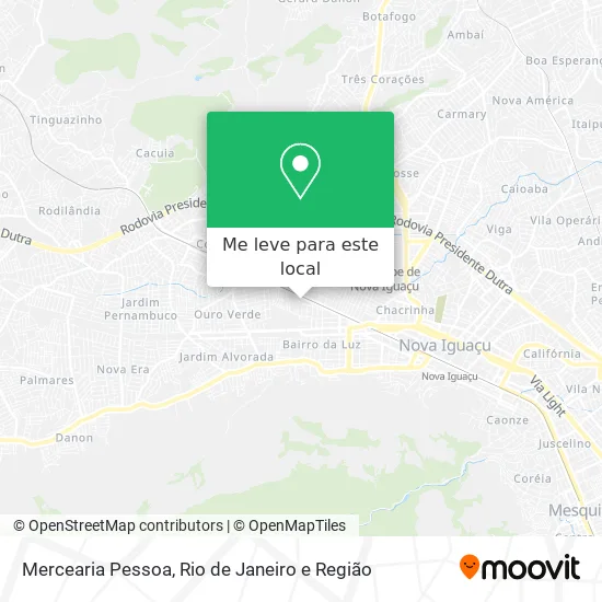 Mercearia Pessoa mapa