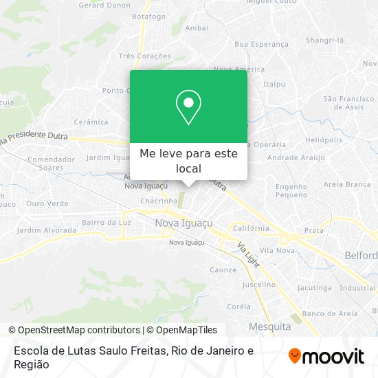 Escola de Lutas Saulo Freitas mapa