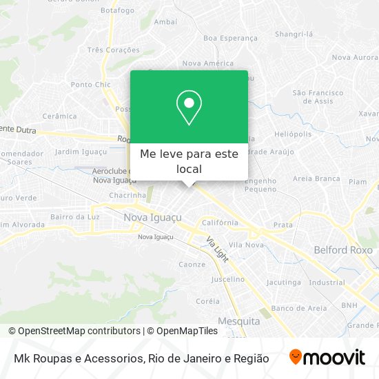 Mk Roupas e Acessorios mapa
