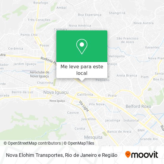 Nova Elohim Transportes mapa