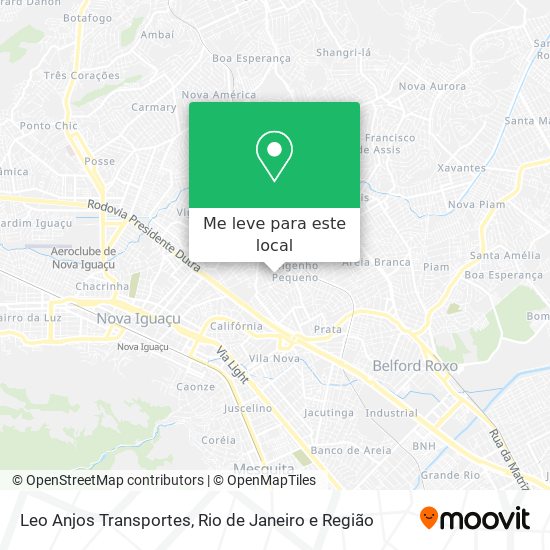 Leo Anjos Transportes mapa