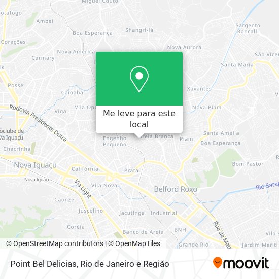 Point Bel Delicias mapa