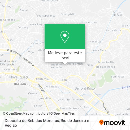 Deposito de Bebidas Moreiras mapa