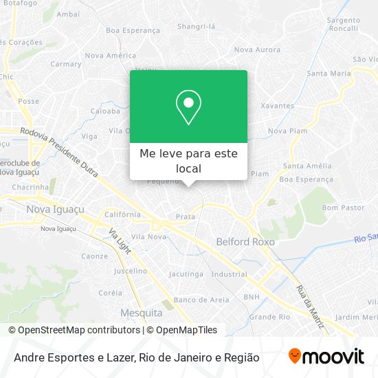 Andre Esportes e Lazer mapa