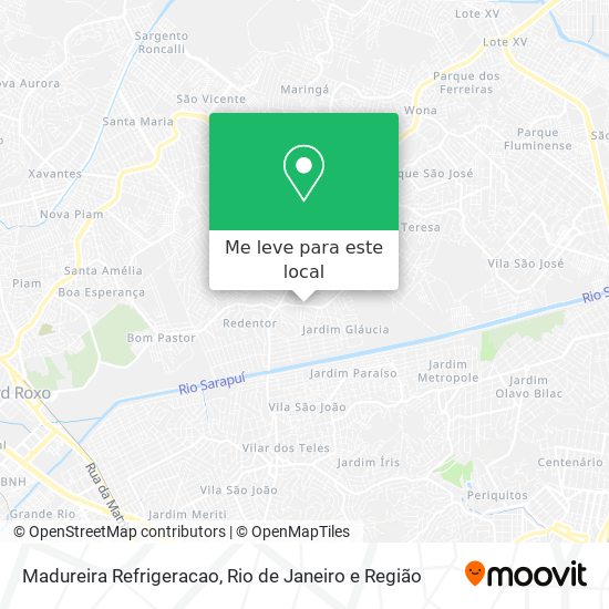 Madureira Refrigeracao mapa