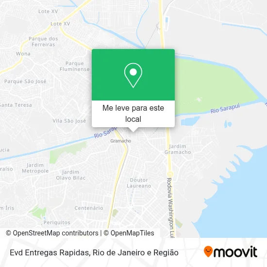 Evd Entregas Rapidas mapa