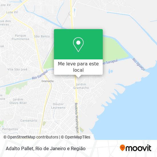 Adalto Pallet mapa
