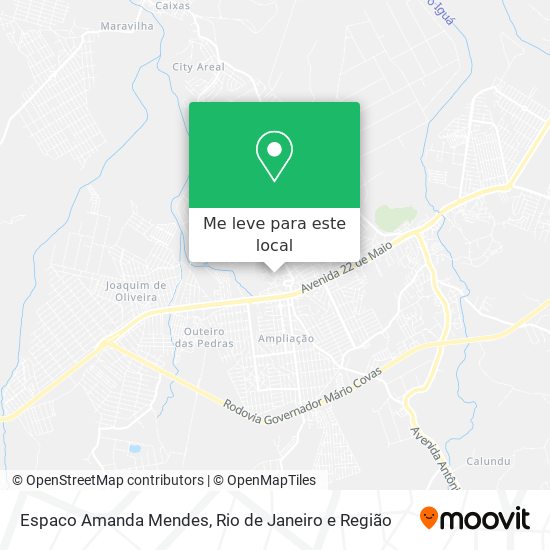 Espaco Amanda Mendes mapa