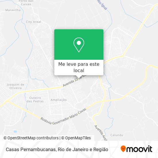 Casas Pernambucanas mapa