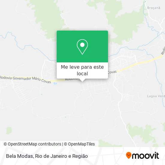 Bela Modas mapa