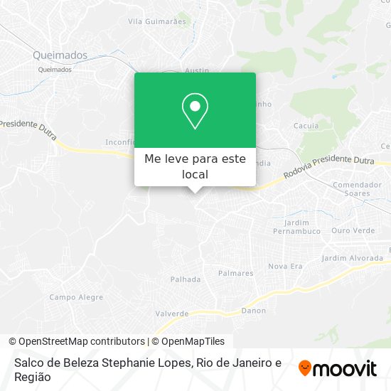 Salco de Beleza Stephanie Lopes mapa