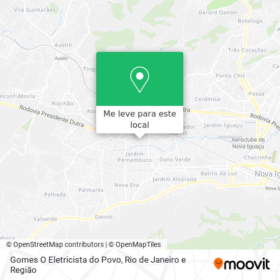 Gomes O Eletricista do Povo mapa