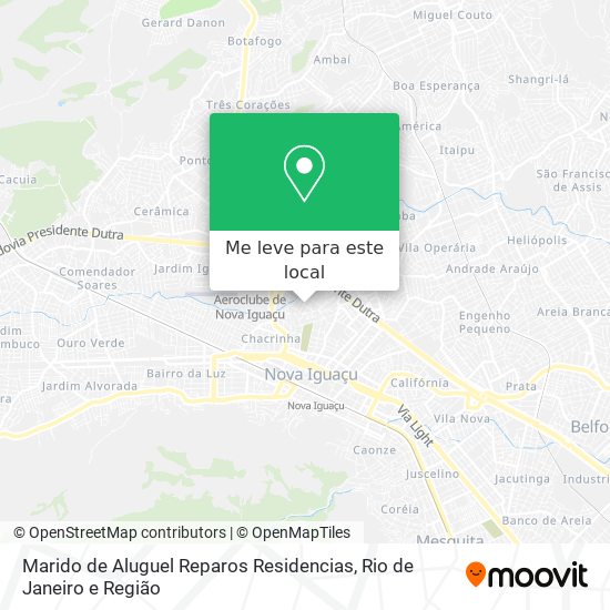 Marido de Aluguel Reparos Residencias mapa