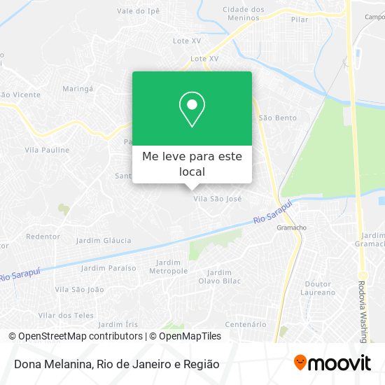 Dona Melanina mapa