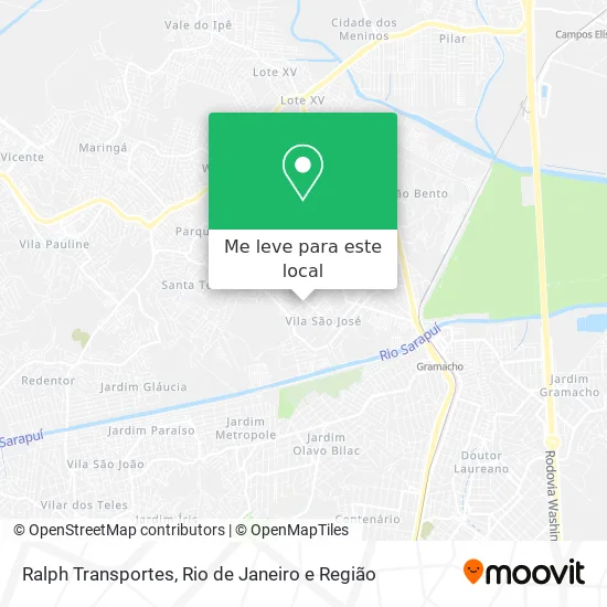 Ralph Transportes mapa