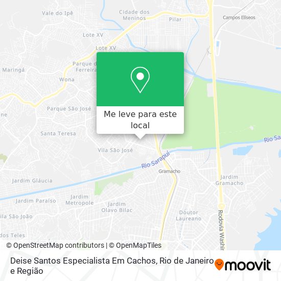 Deise Santos Especialista Em Cachos mapa