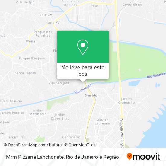 Mrm Pizzaria Lanchonete mapa